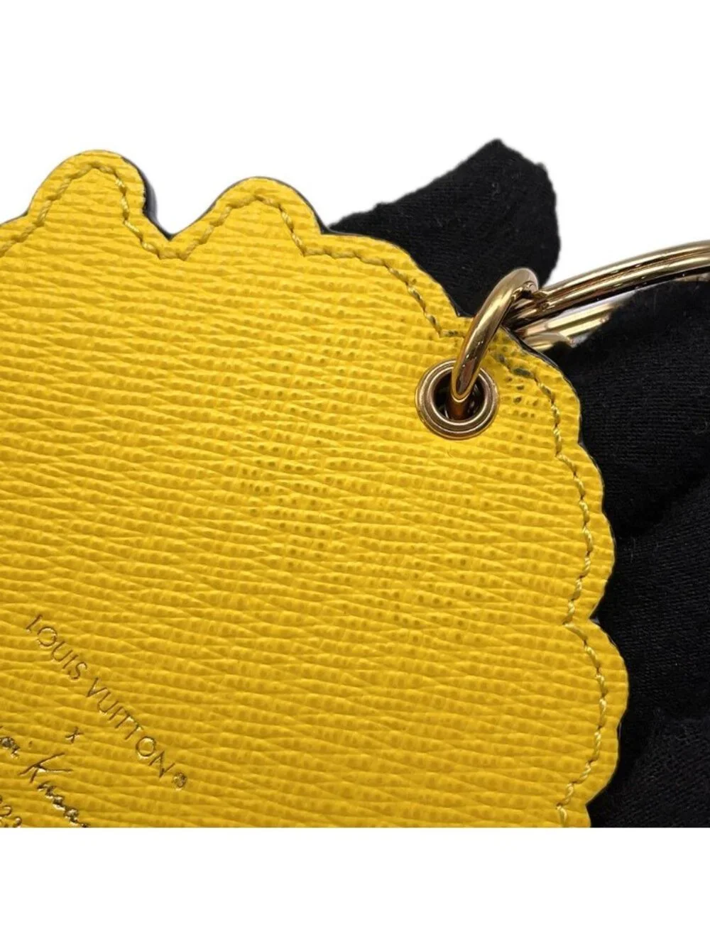 Louis Vuitton Key Holder LV Yk Cles Face Leather Yayoi Kusama Collaboration